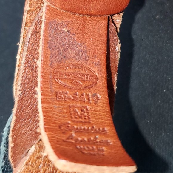 Fossil Mutli-Color Braided Genuine Leather Belt Size Medium - Picture 6 of 6